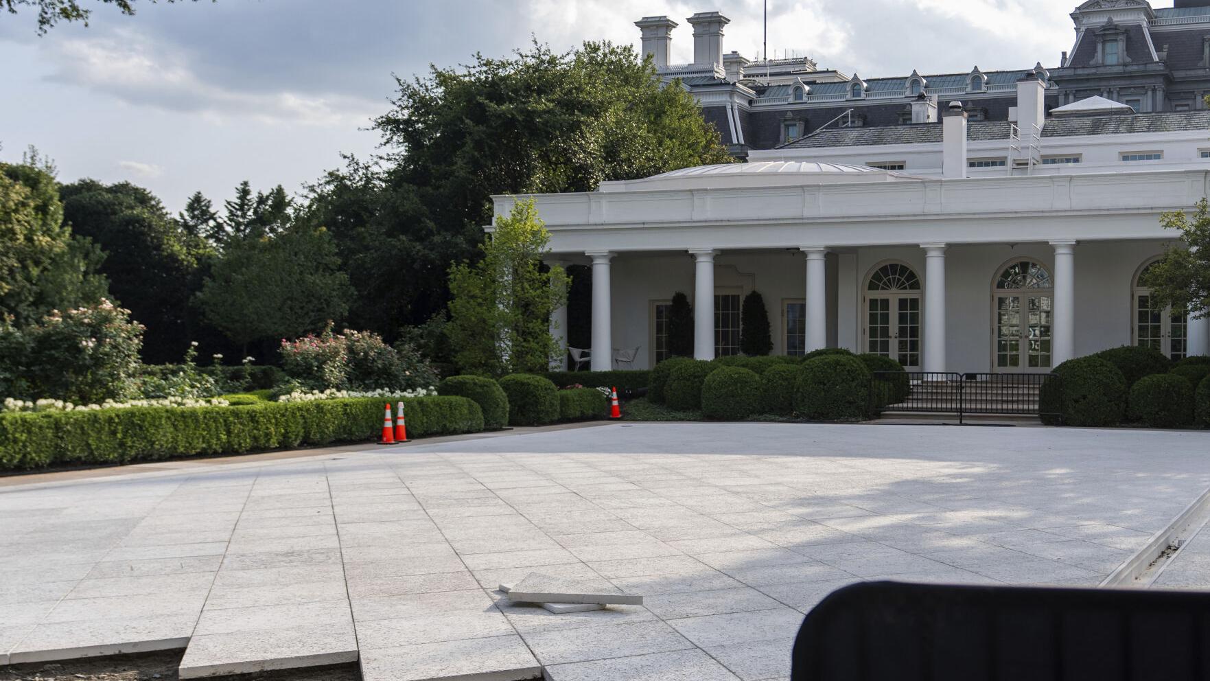 A look back at the White House Rose Garden as Trump's paved makeover nears completion